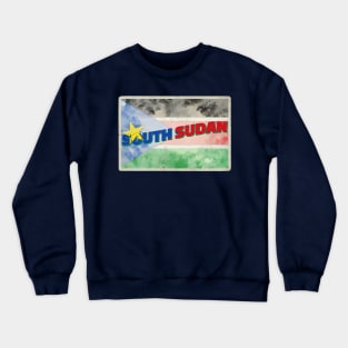 South Sudan Vintage style retro souvenir Crewneck Sweatshirt